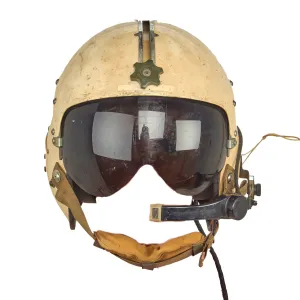 Original U.S. Vietnam War Named Helicopter Pilot Gentex APH-5 Flying Helmet With Bag - Lieutenant Colonel Jack Tumlinson, 1st Aviation Brigade