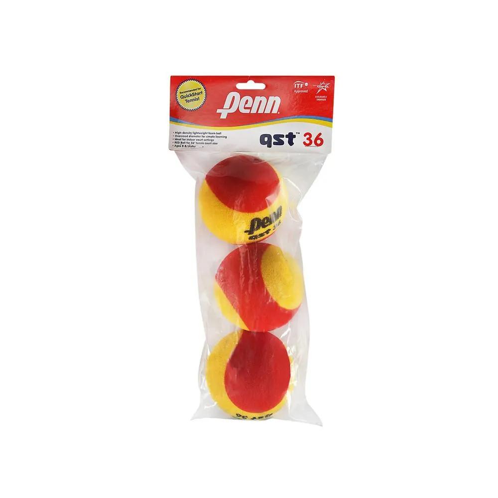 Penn Junior QST 36 Foam - Individual Pack (3 Balls)