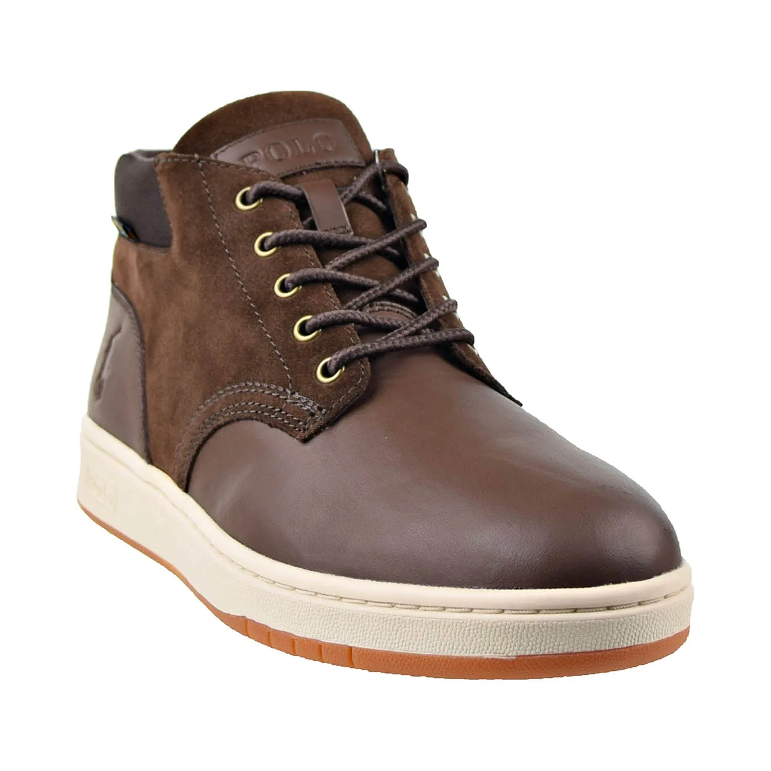 Polo Ralph Lauren Men's Waterproof Sneaker Boots Brown