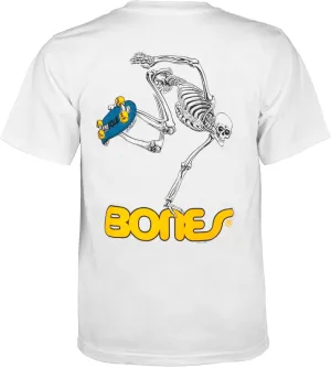 Powell Peralta - Skateboard Skeleton Youth Tee White