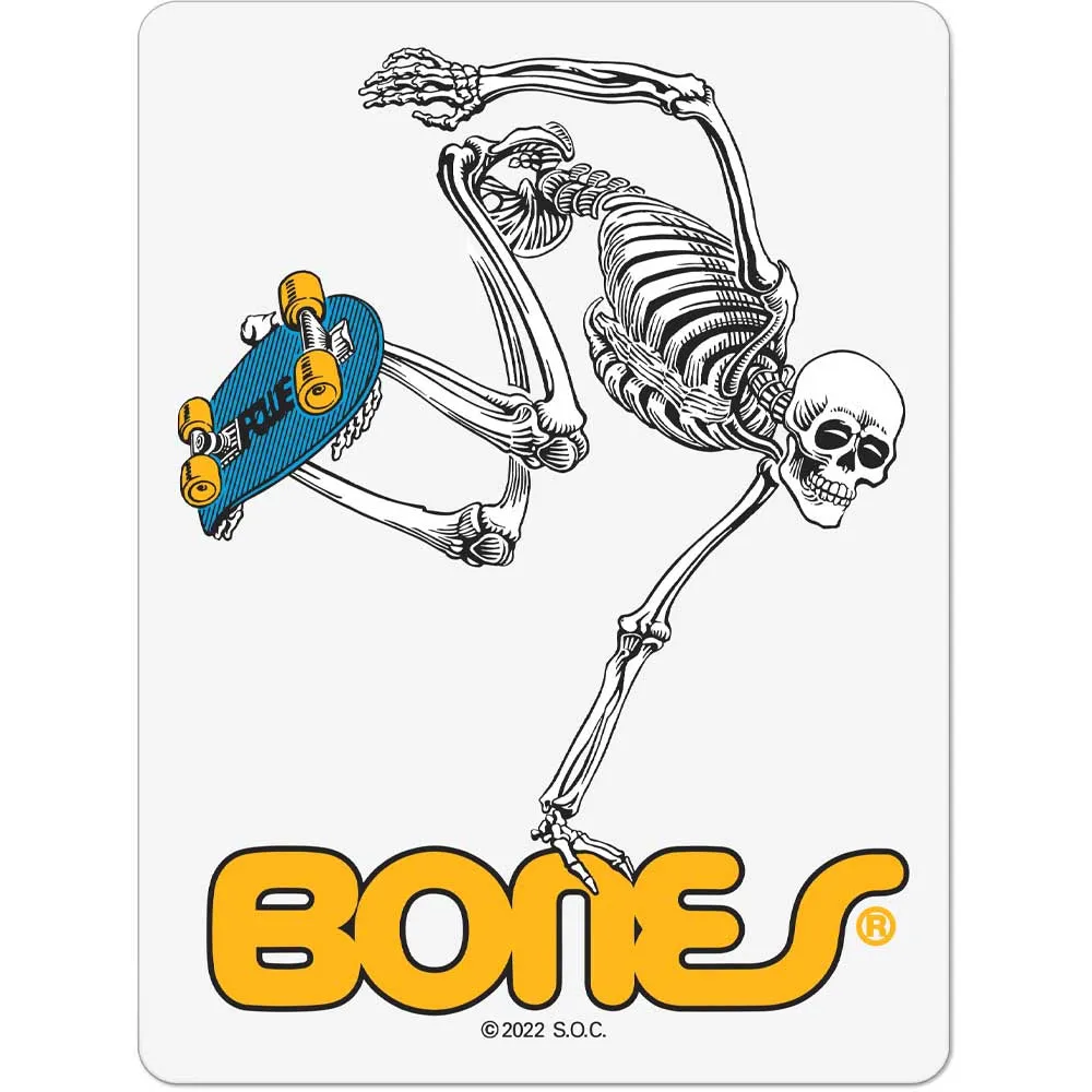 Powell Peralta - Skateboarding Skeleton 4" Sticker