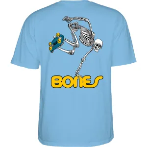 Powell Peralta - Skateboarding Skeleton Youth Tee Carolina Blue