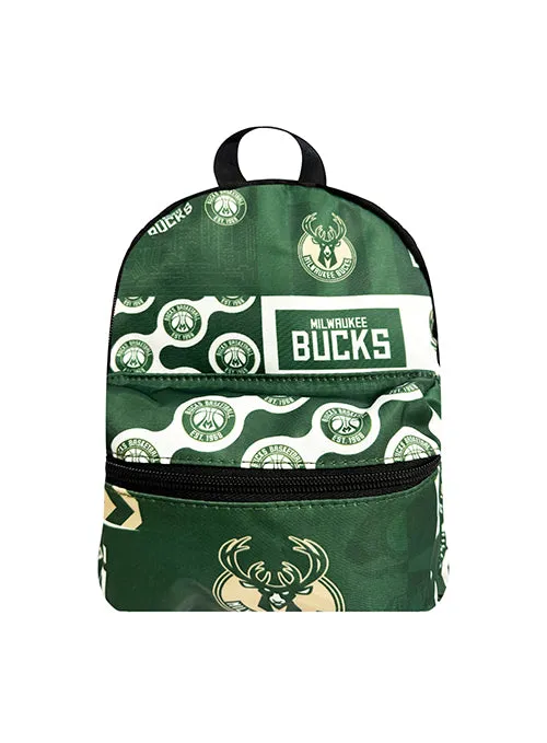 Pro Specialties Group All-Over Print Milwaukee Bucks Backpack