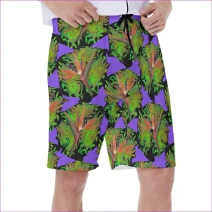 Psychedelic Paradise Men's Beach Shorts