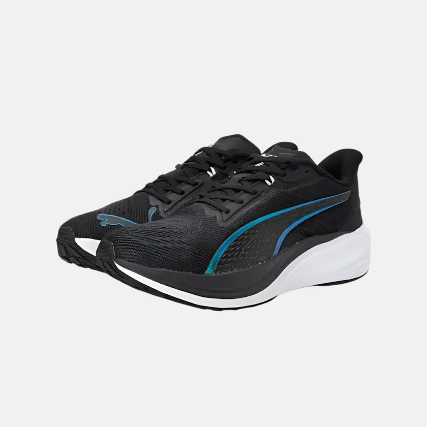 Puma Darter Pro Iridescent Women's Running Shoes -Black/White