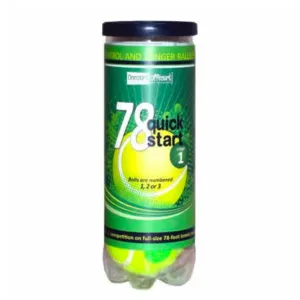 Quick Start 78 Green Felt Tennis Ball Can