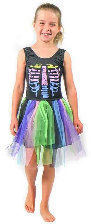 Rainbow Skeleton Fairy Dress