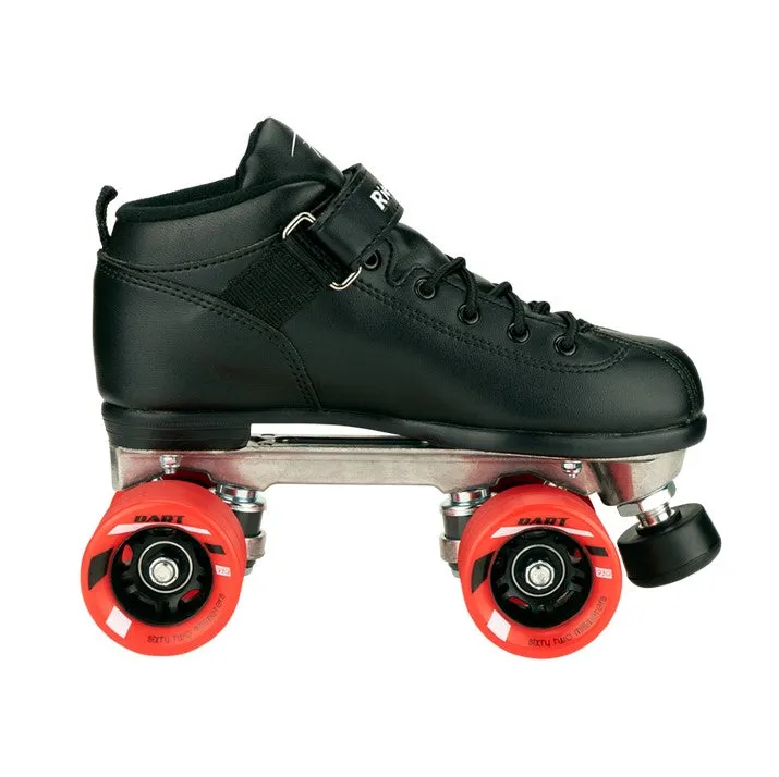 Riedell Dart Black Roller Skates