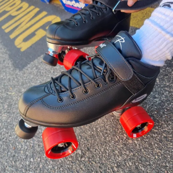 Riedell Dart Black Roller Skates