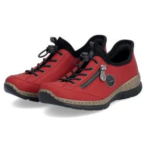 Rieker Nikita 67 Red Sneaker (Women's)