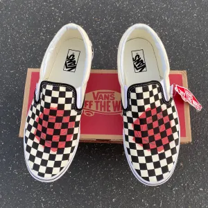 Rose Checkerboard - Custom Slip Ons