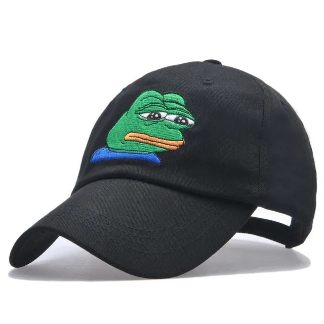 Sad Kermit  Brand New!  Ex Machina Bay Women Baseball Cap  Strapback snapback palace gorras Dad hat for MenTravis Scotts  cap