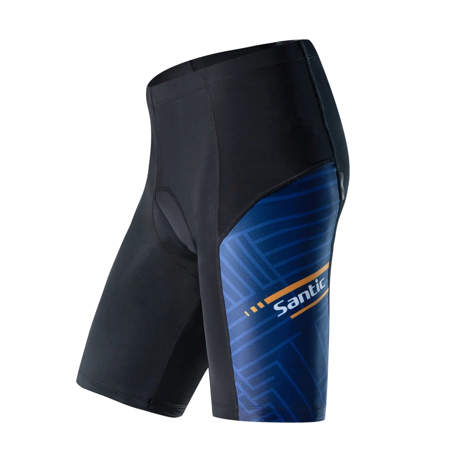 Santic Iger Men Padded Cycling Shorts Black & Navy