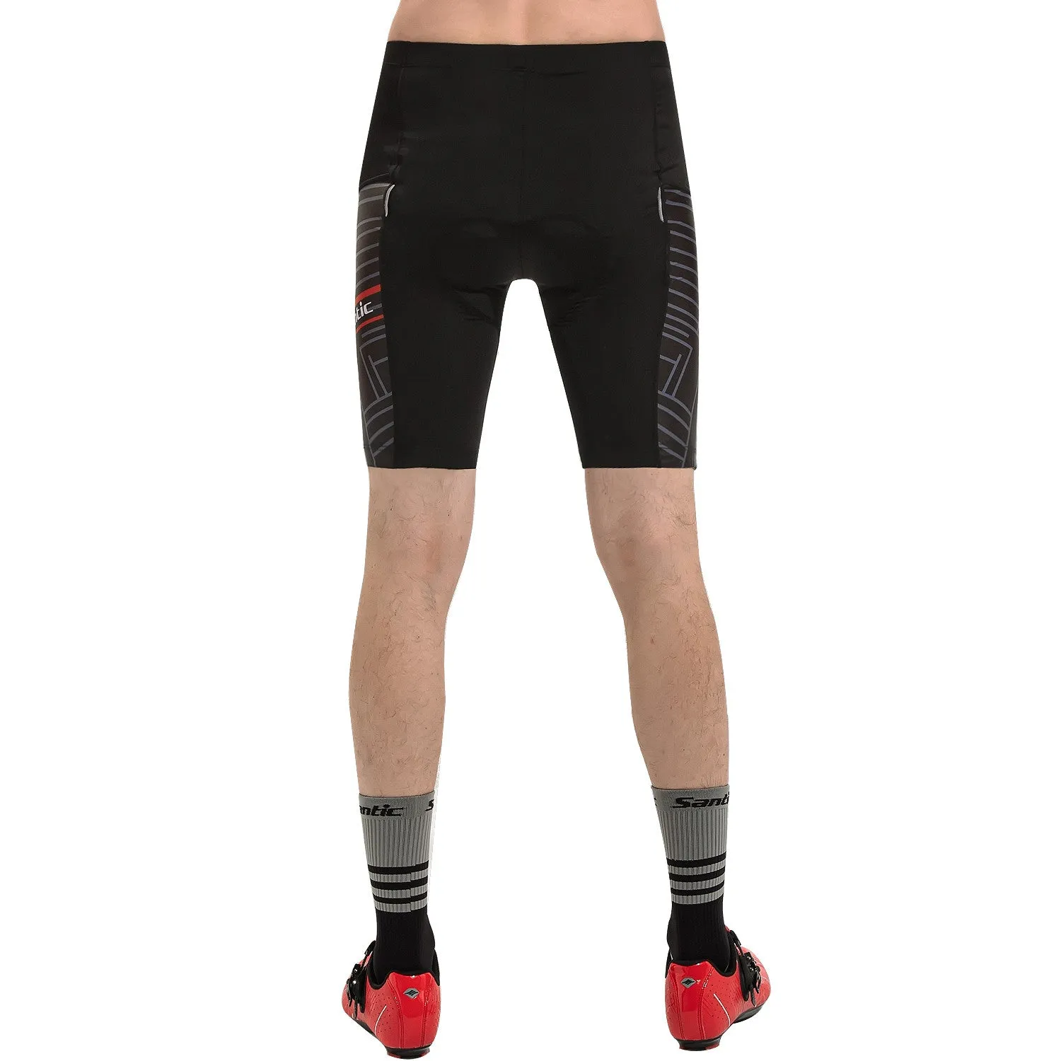 Santic Iger Men Padded Cycling Shorts Black & Navy