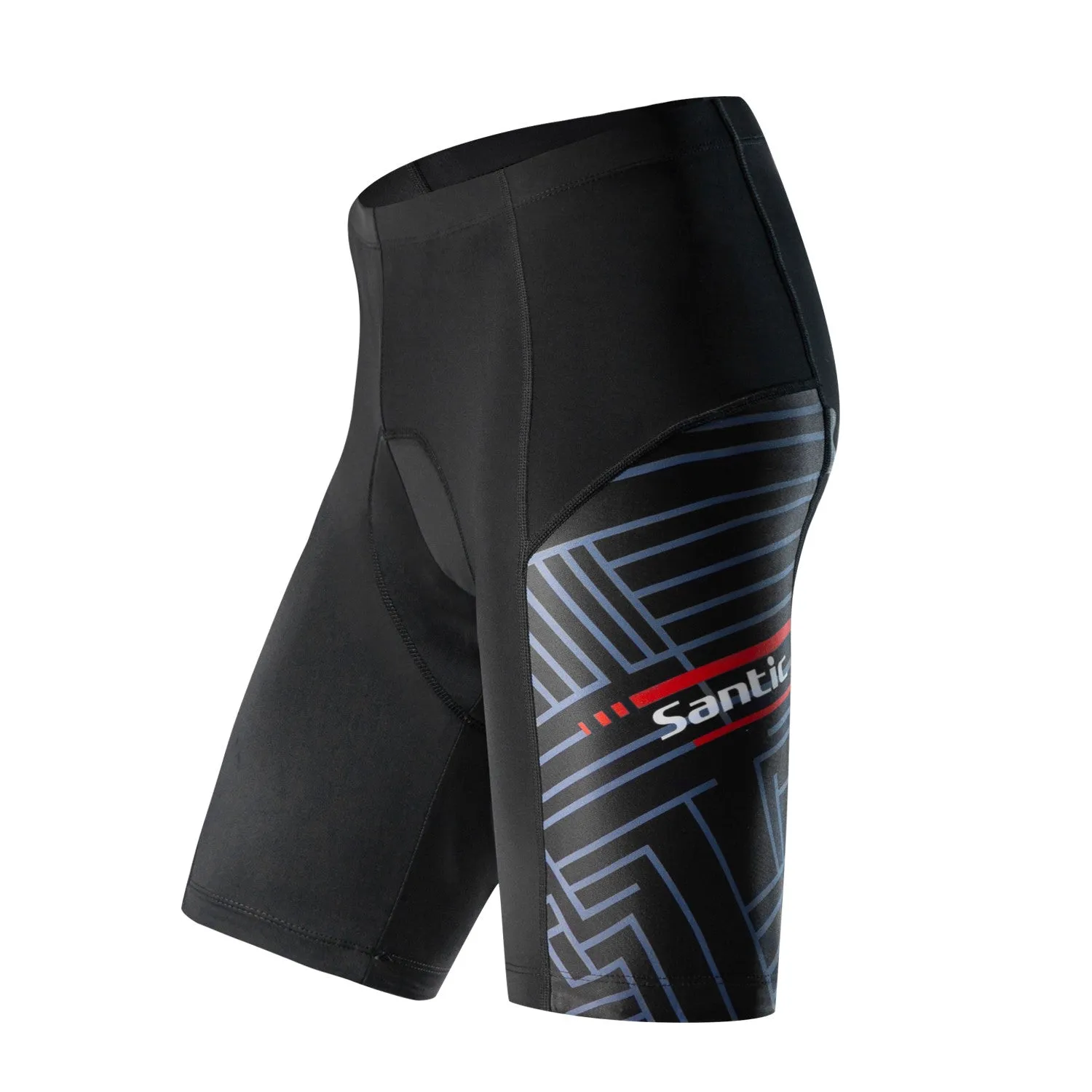 Santic Iger Men Padded Cycling Shorts Black & Navy