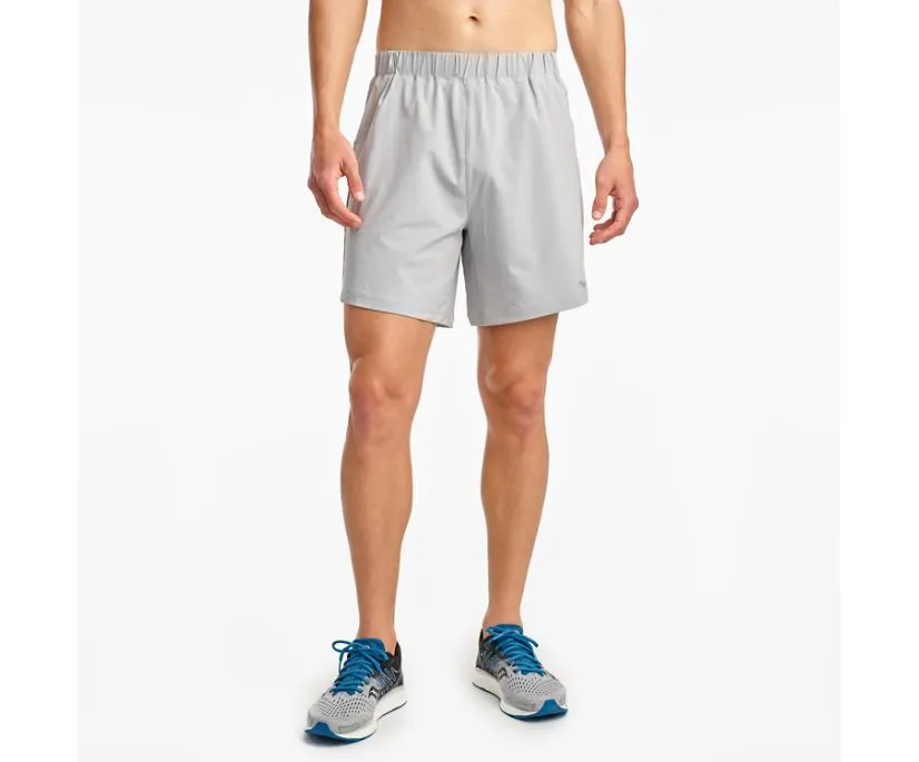 Saucony | Outpace 7" Short | Men's | Alloy