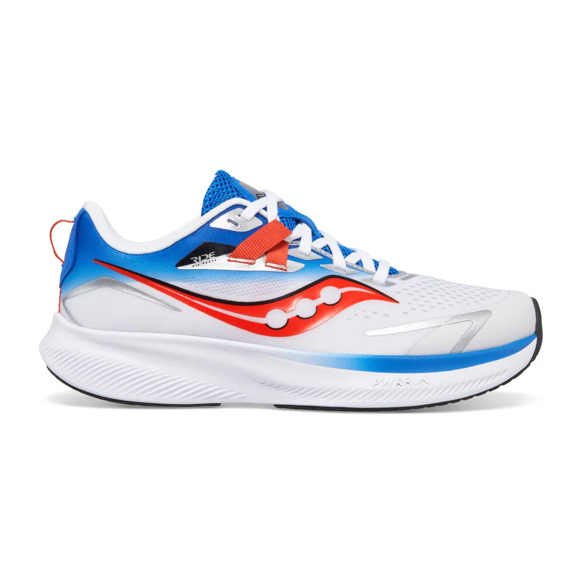 Saucony Ride 15 Junior | Grey/blue/red