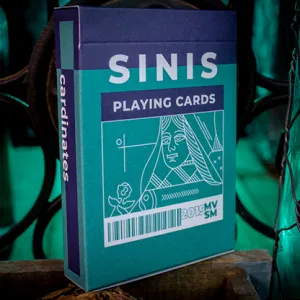 Sinis (Turquoise) Playing Cards by Marc Ventosa