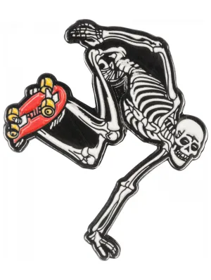 Skateboard Skeleton Pin