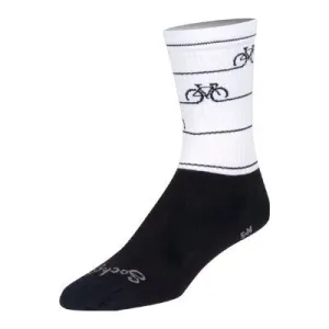 SockGuy Cyclepath 6" Crew Bike Sock