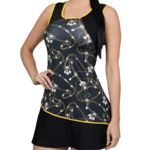 Sofibella Gold Jewel S/L Dress- Black