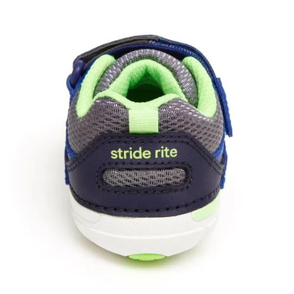 Soft Motion Rhett Sneaker - Navy/Lime