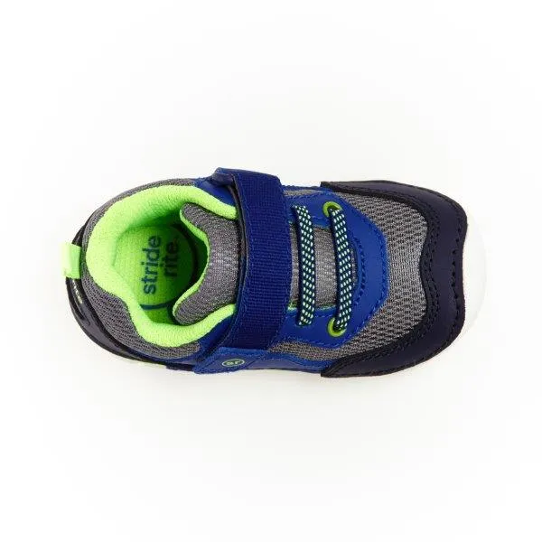 Soft Motion Rhett Sneaker - Navy/Lime