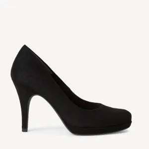 Tamaris 22447-28 Black Round Toe Court Shoes