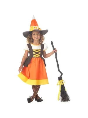 Toddler Candy Corn Witch Costume