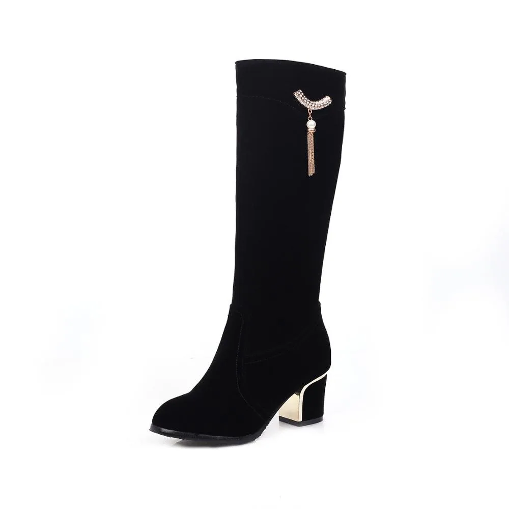 Trendy High Knee Winter Long Boots