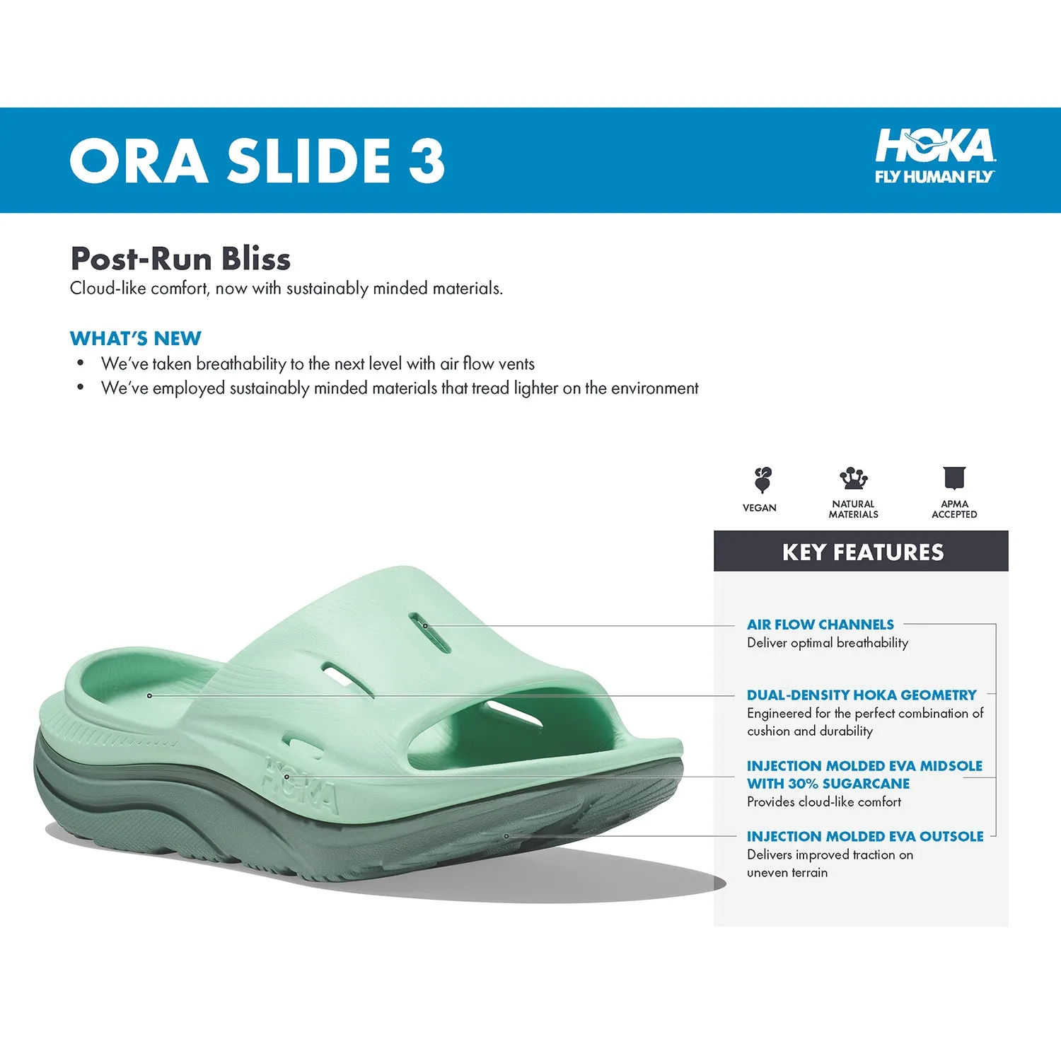 Unisex Hoka Ora Recovery Slide 3 Violet Bloom/Violet EVA