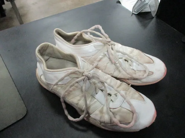 Used Nfinity Cheer Shoes Size 8.5 - Bottoms Are Red