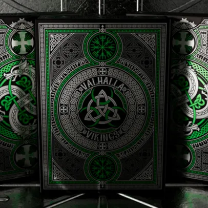 Valhalla Viking Emerald (Standard) Playing Cards