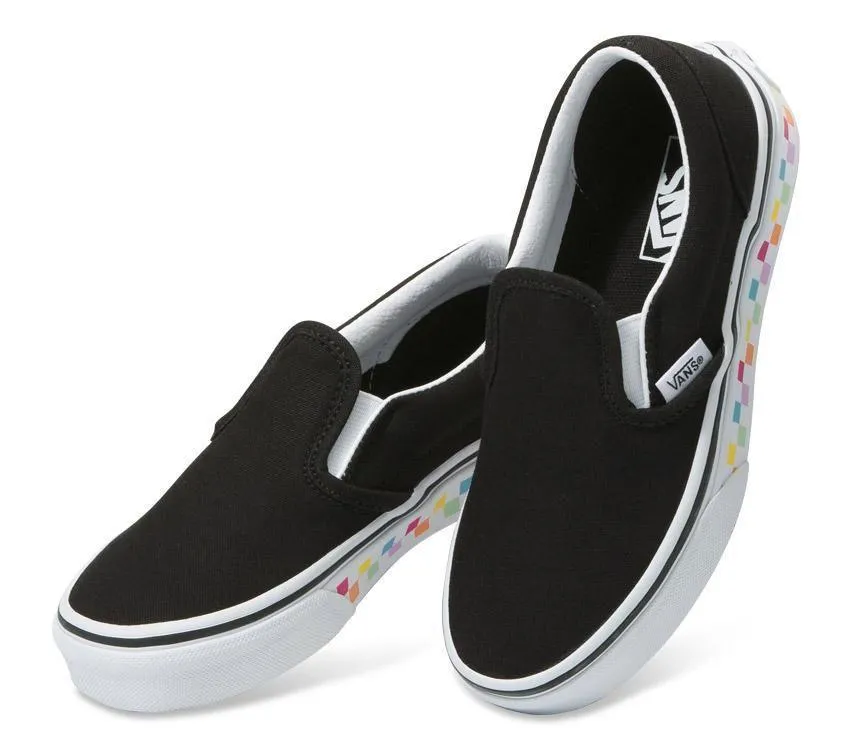 VANS CLASSIC SLIP-ON - RAINBOW/BLACK