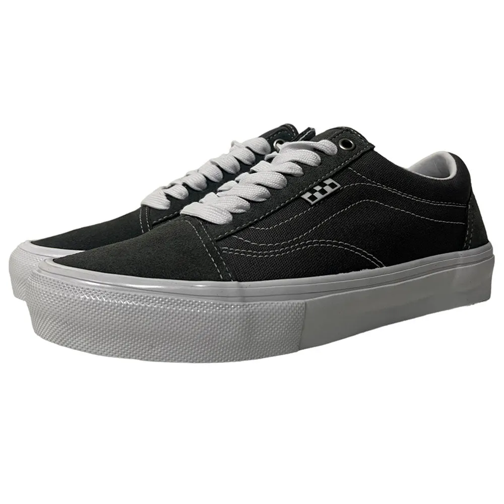 Vans Skate Old Skool Pewter True White Suede Shoes