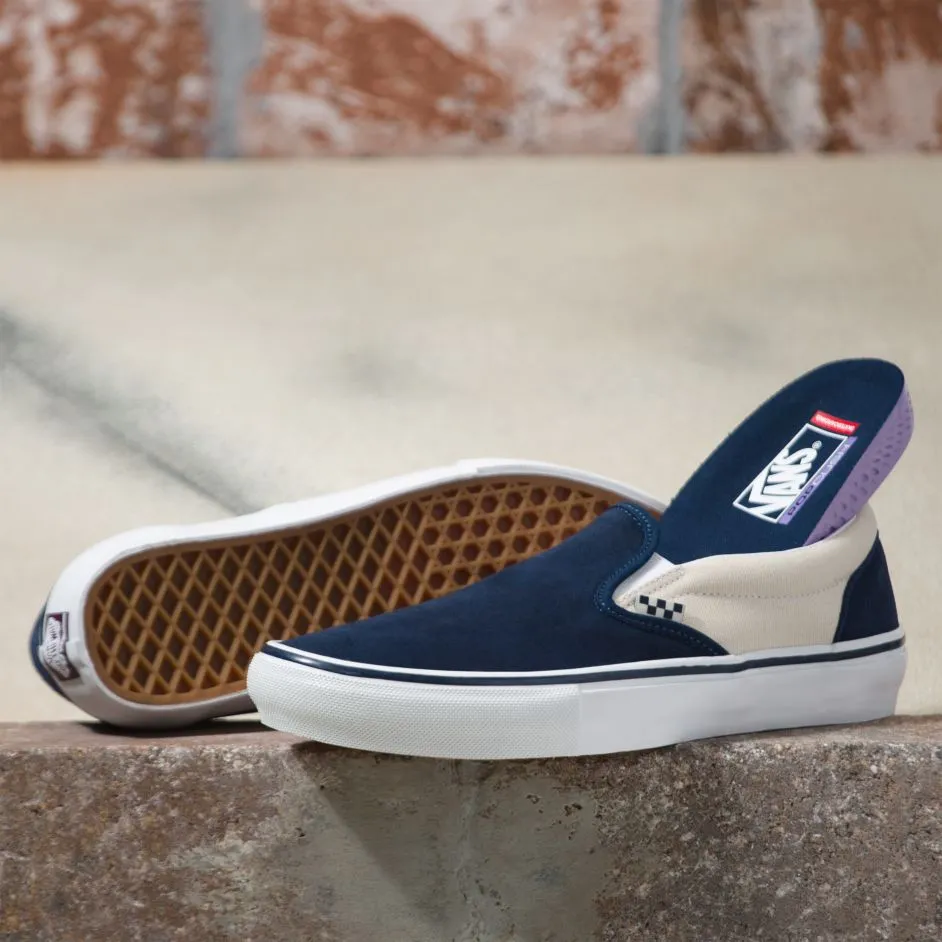 Vans Skate Slip-On Skateboard Shoe - Dress Blues/Turtledove