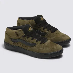 Vans Zahba Mid x Beatrice Domond Skateboard Shoe - Dark Olive