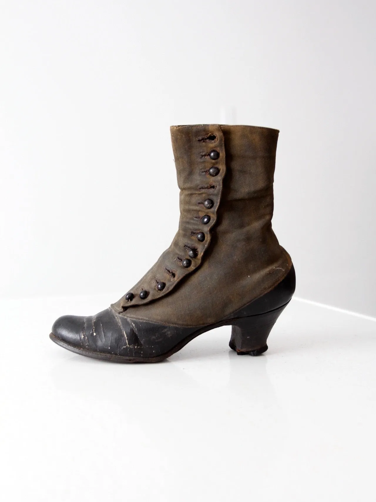 Victorian women's leather boots