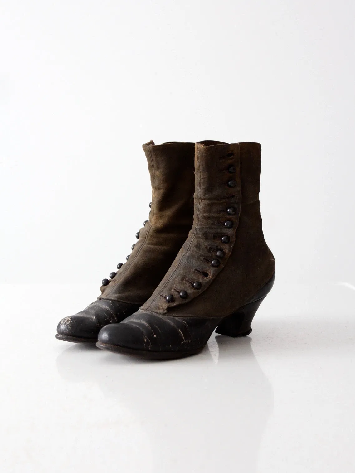 Victorian women's leather boots