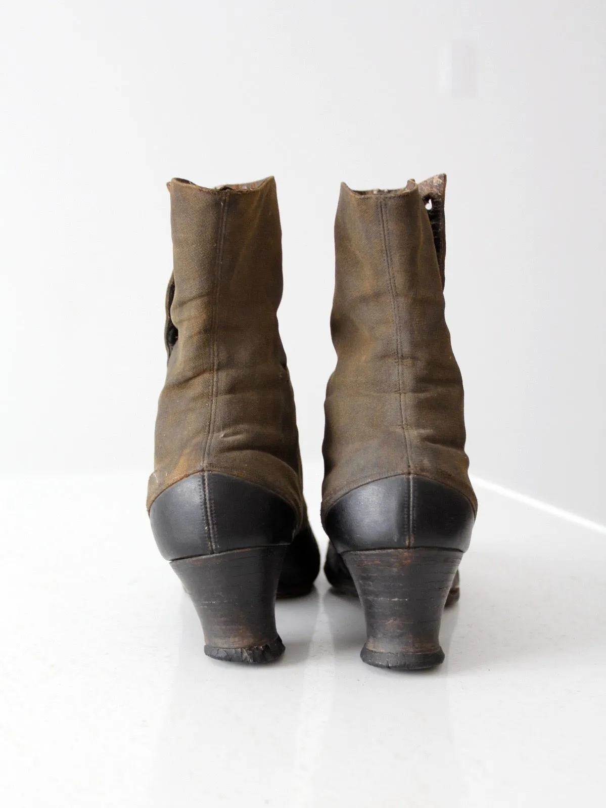 Victorian women's leather boots