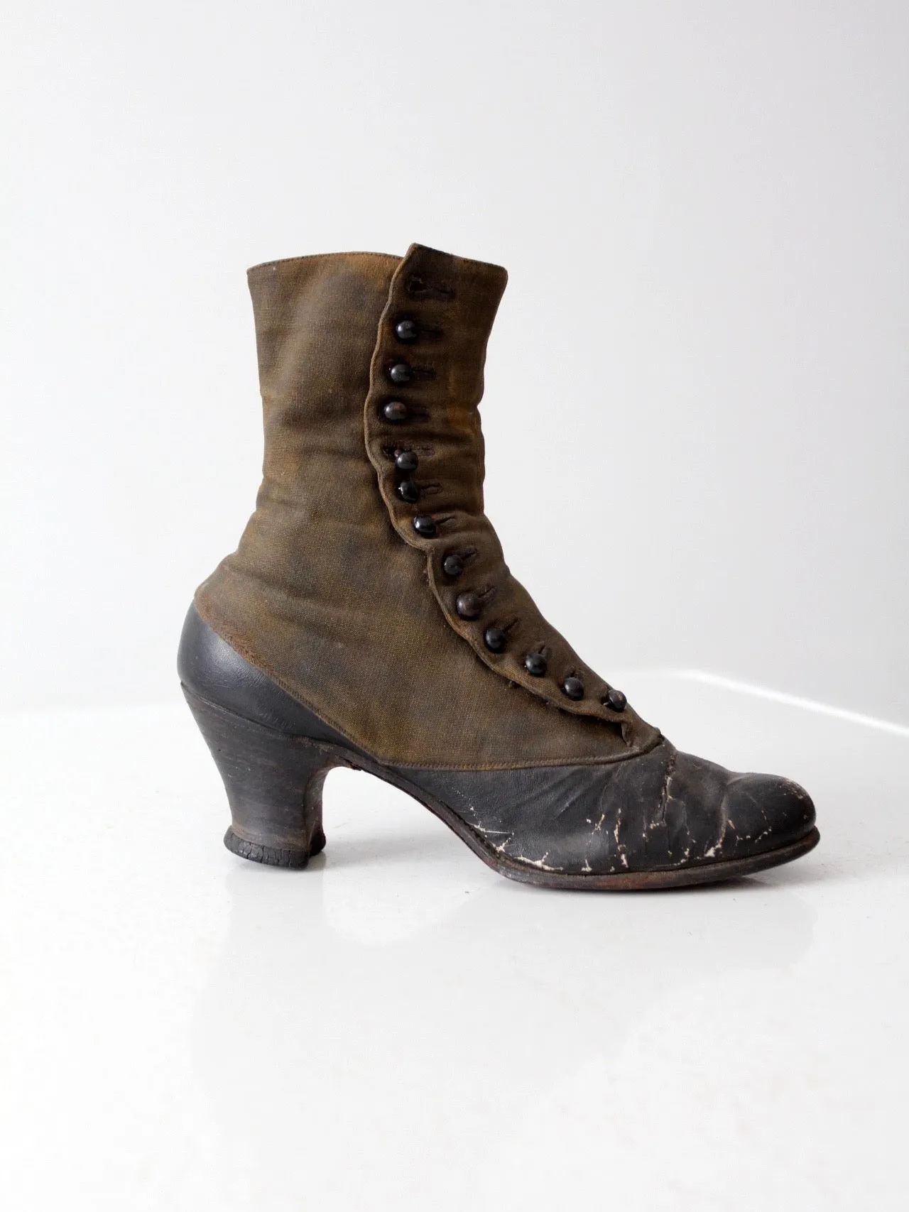 Victorian women's leather boots