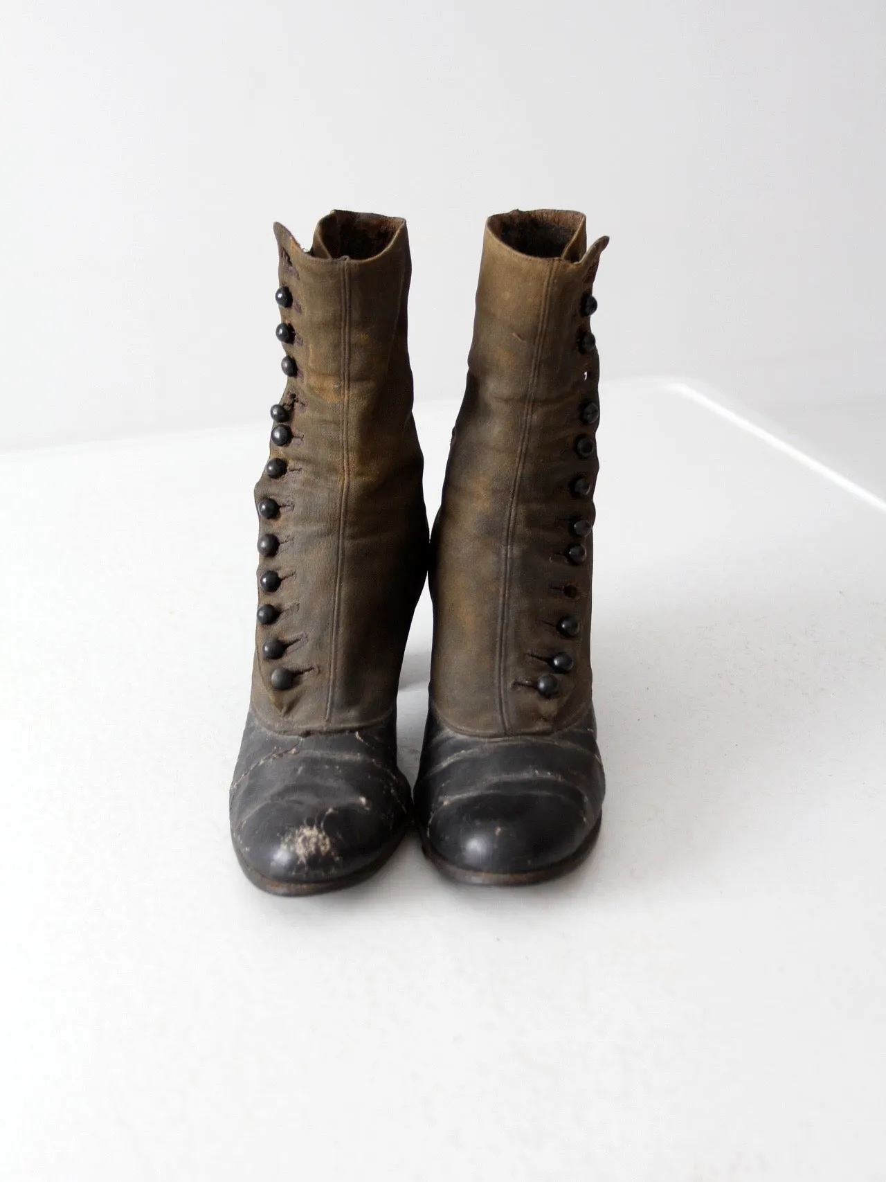 Victorian women's leather boots