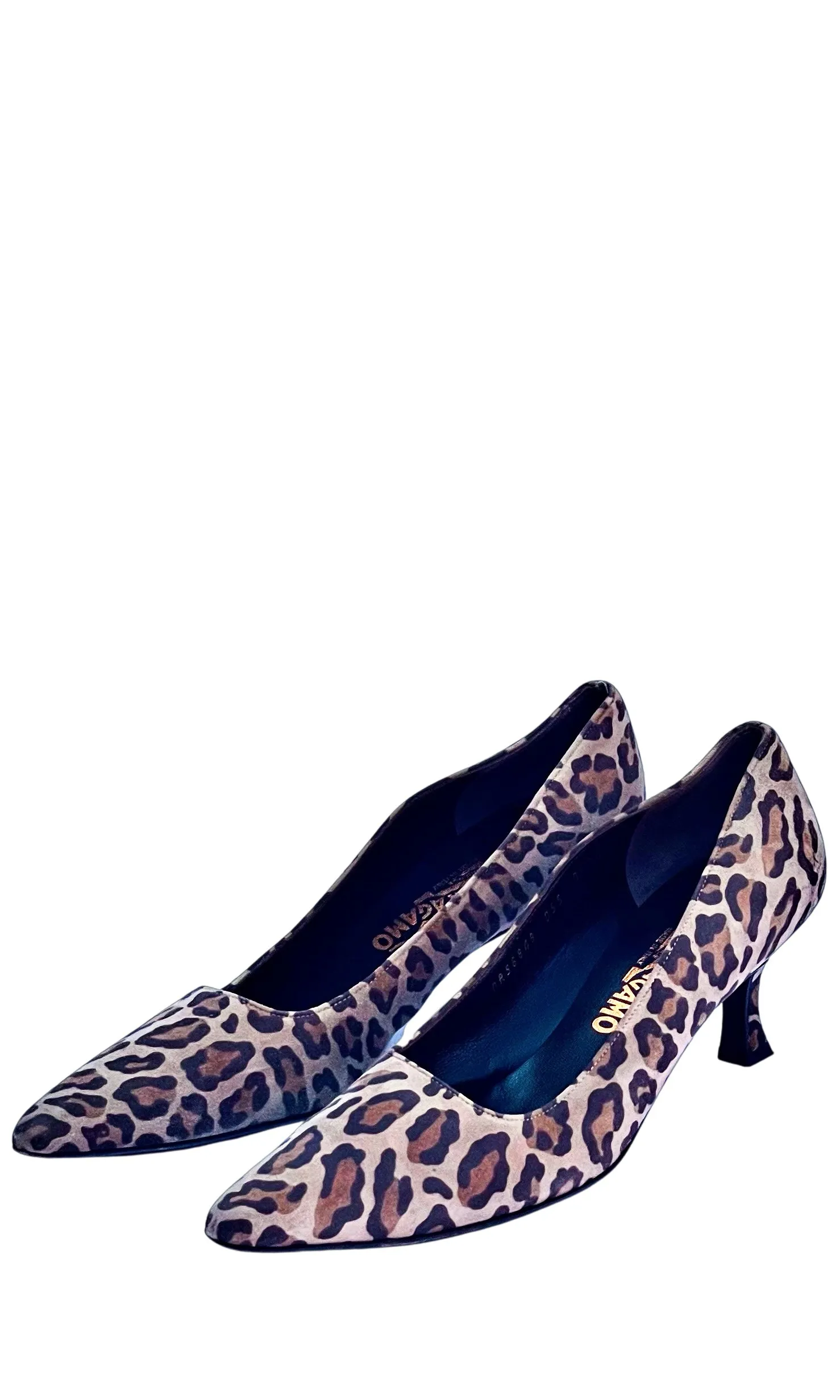 Vintage Salvatore Ferragamo Leopard Shoes