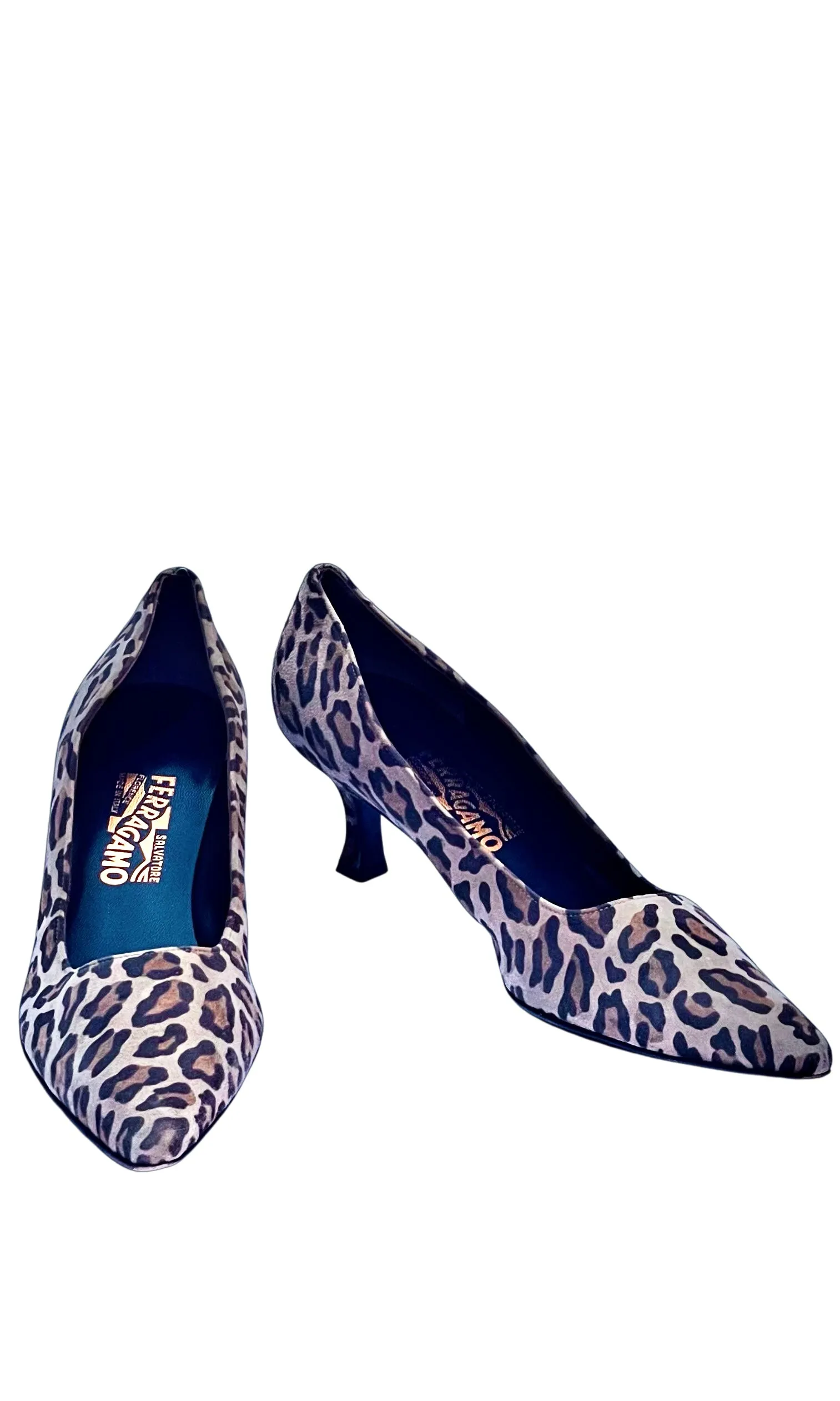 Vintage Salvatore Ferragamo Leopard Shoes