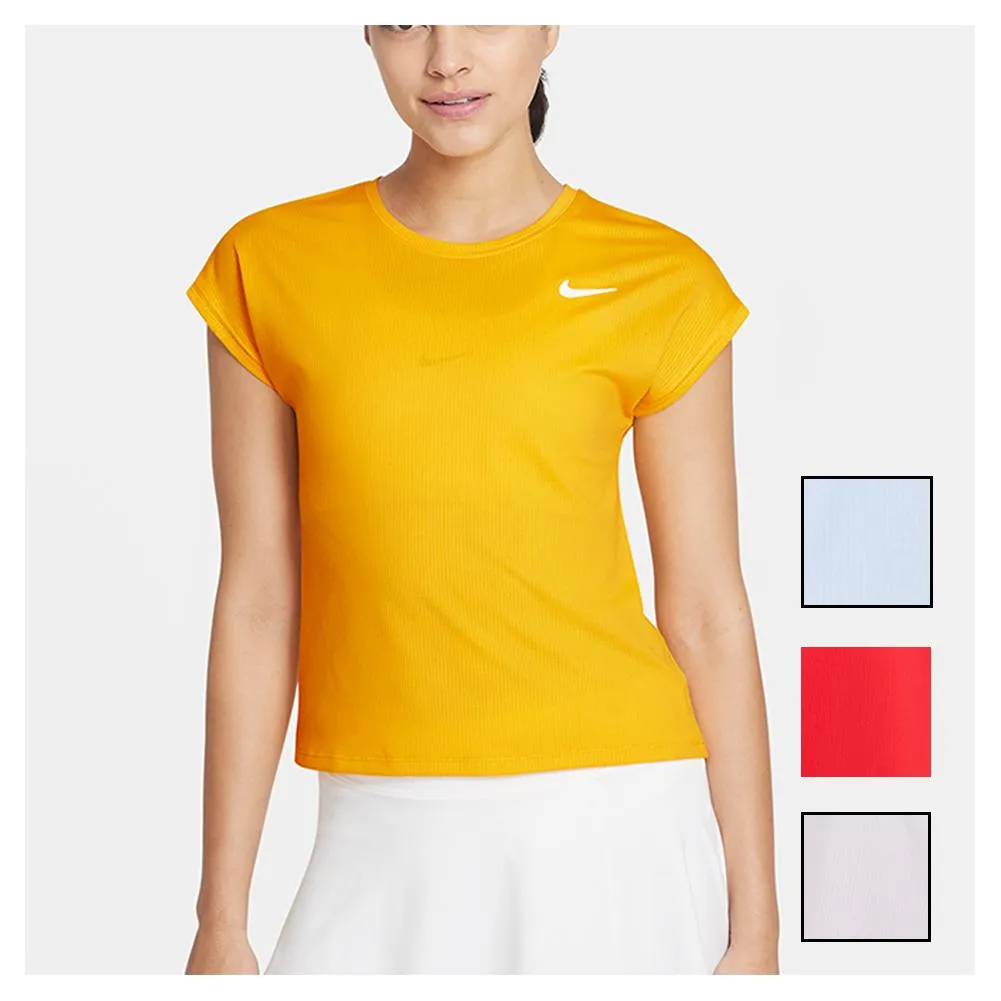 Women`s Court Dri-FIT Victory Short-Sleeve Tennis Top Plus Size