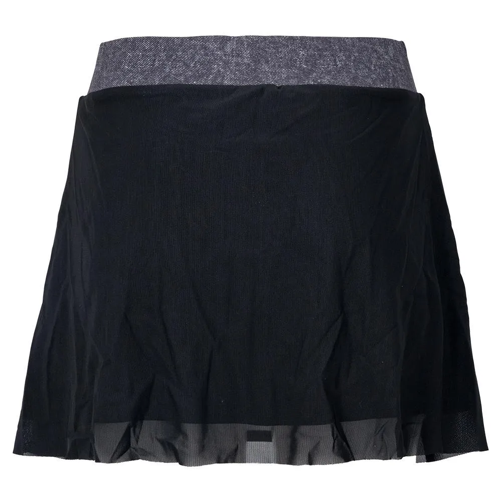 Women`s Firenze Tennis Skort Black Denim