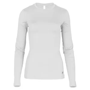 Women's Long Sleeve UV Blocker Pickleball Top White